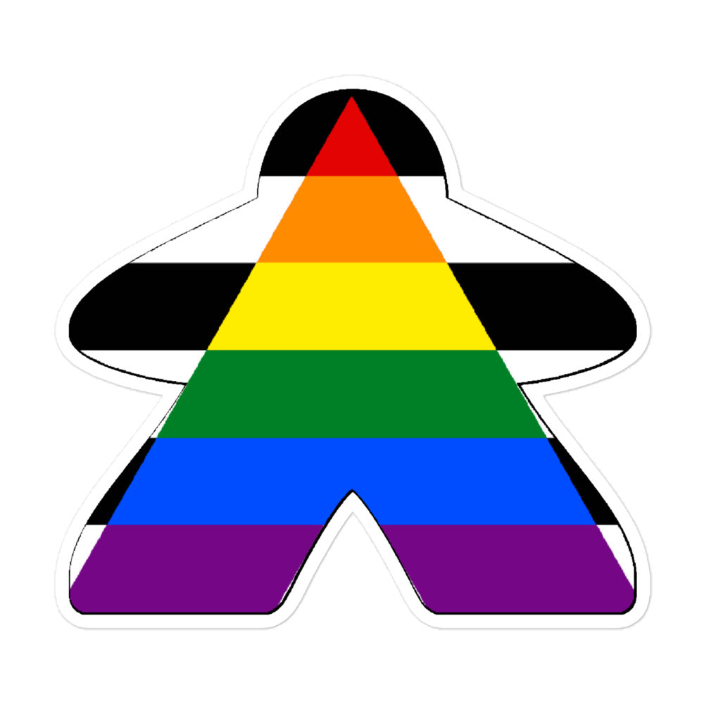 Ally Flag Meeple Sticker