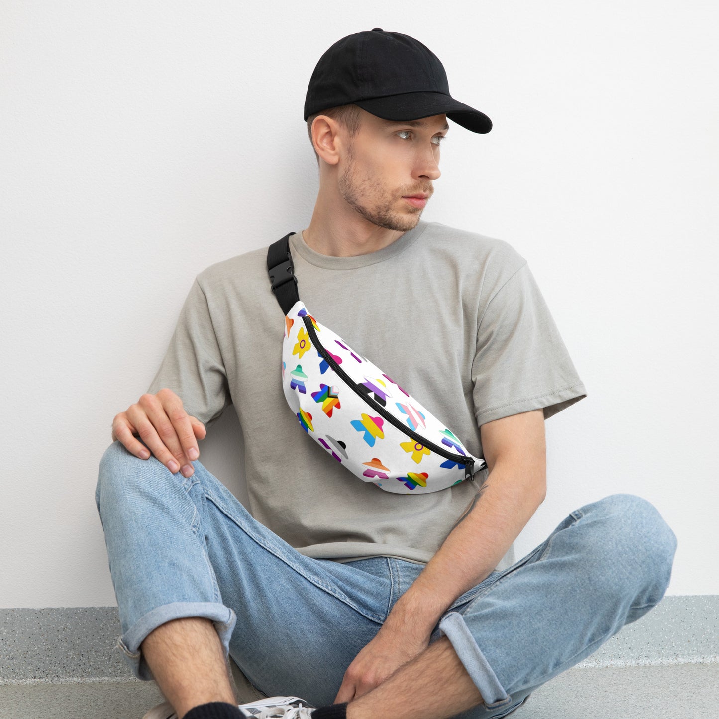 Pride Meeple Fanny Pack