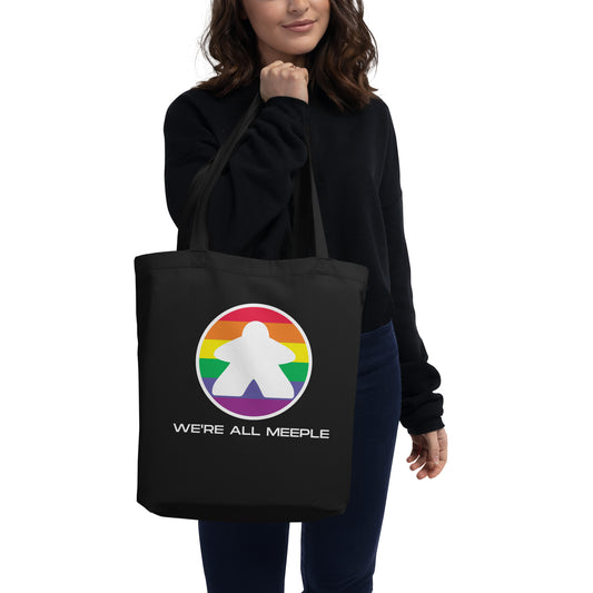 "We're All Meeple" Small Tote Bag