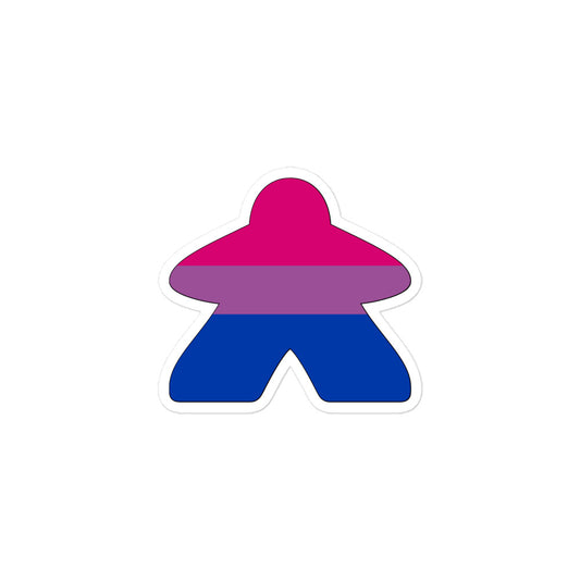 Bisexual Flag Meeple Sticker