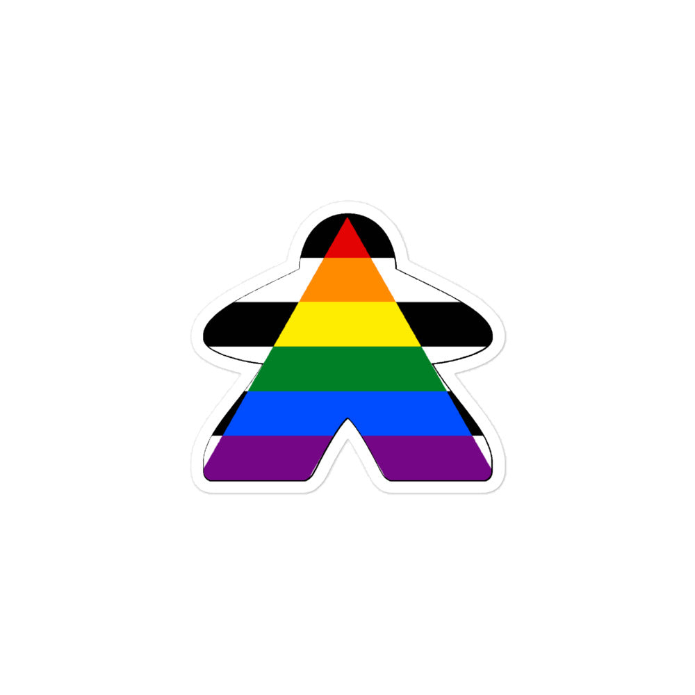 Ally Flag Meeple Sticker