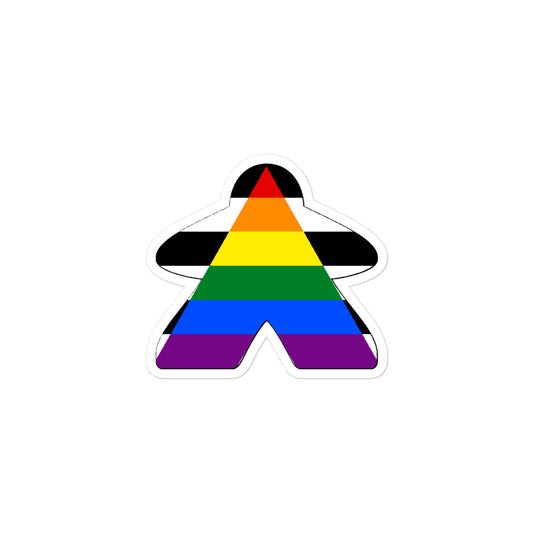 Ally Flag Meeple Sticker