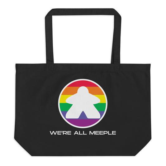 "We're All Meeple" Large Tote Bag