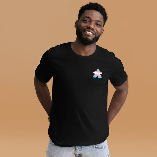 "Trans Rights Are Human Rights" Meeple Shirt